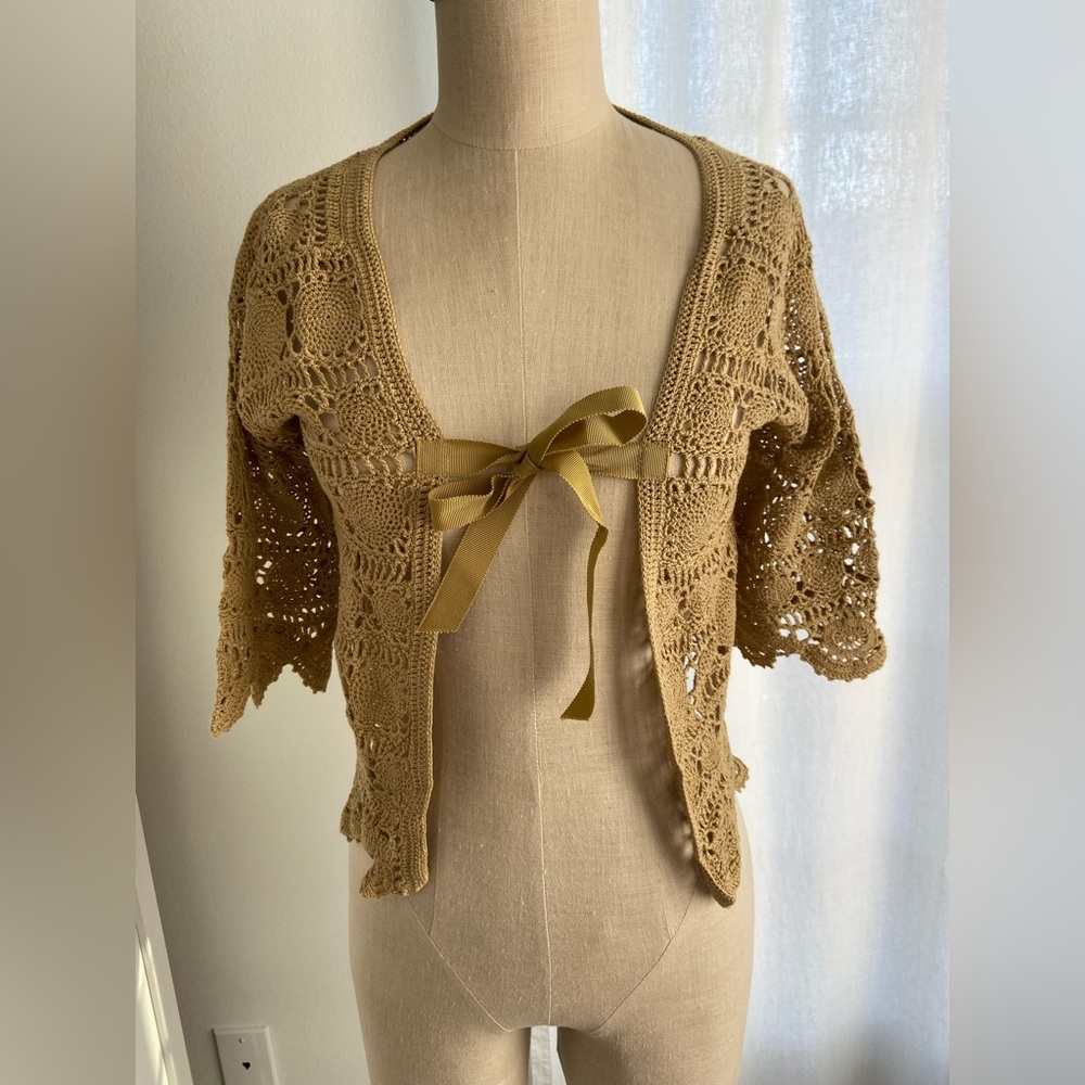 Hoss Intropia crochet mini cardigan
